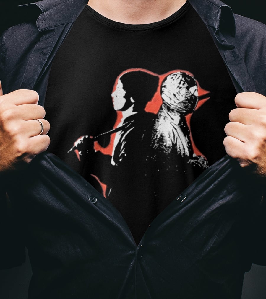 Dark Duo Silhouette Black Sword T-Shirt