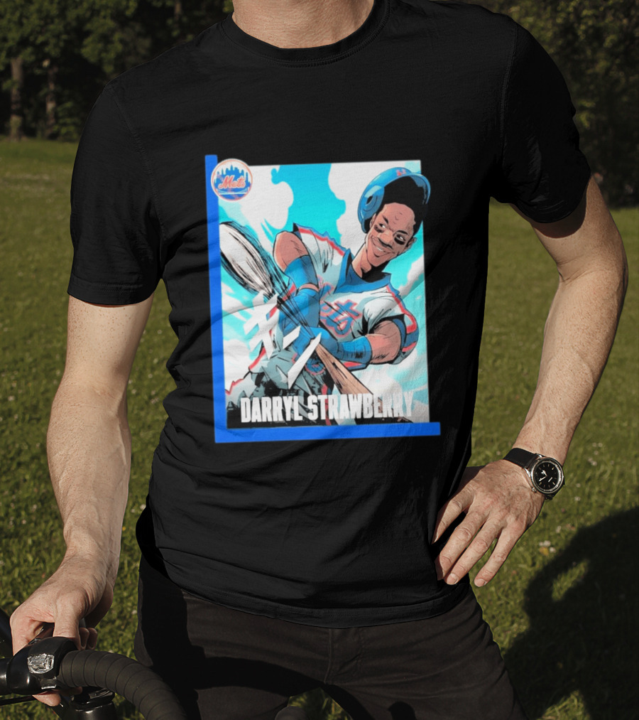 Darryl Strawberry NYC Mets Baseball Manga T-Shirt