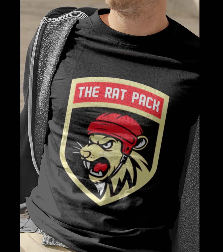 Florida Panthers The Rat Pack NHL Hockey Fierce Lion Head T-Shirt
