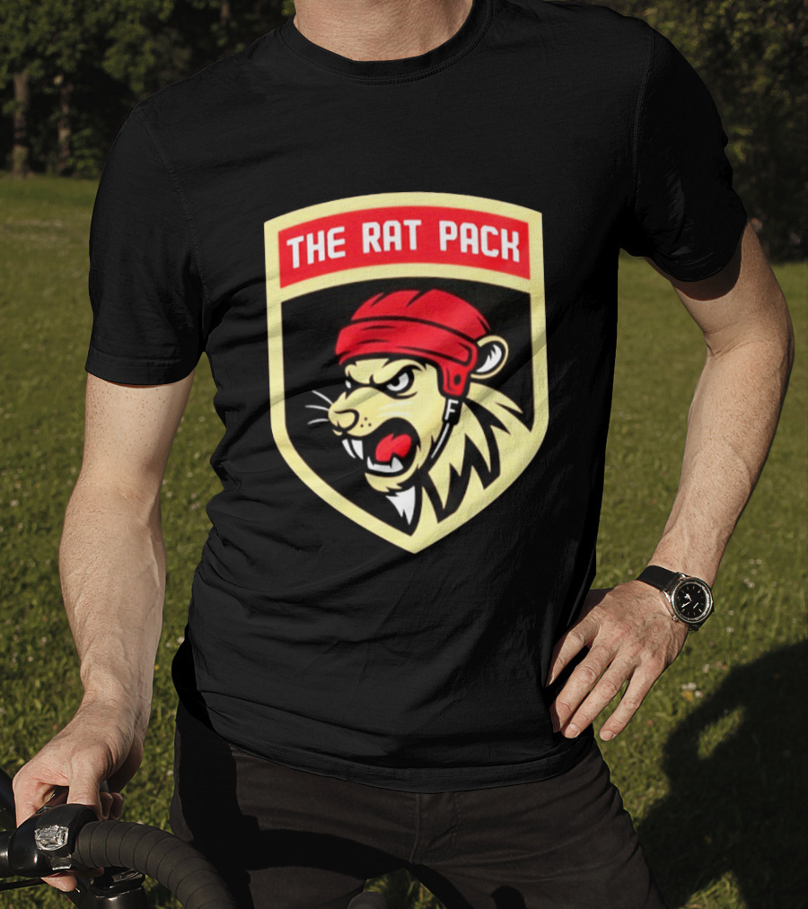 Florida Panthers The Rat Pack NHL Hockey Fierce Lion Head T-Shirt