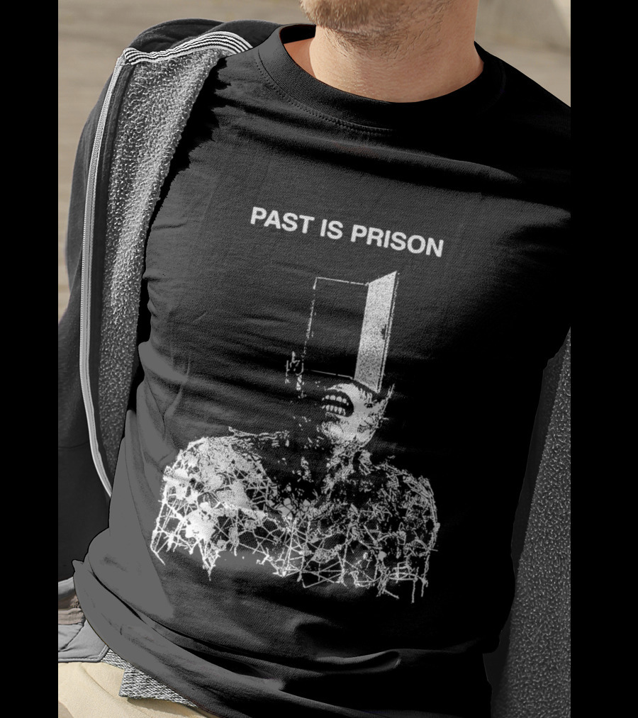 Past Is Prison Dark Horror Door Head Creepy T-Shirt