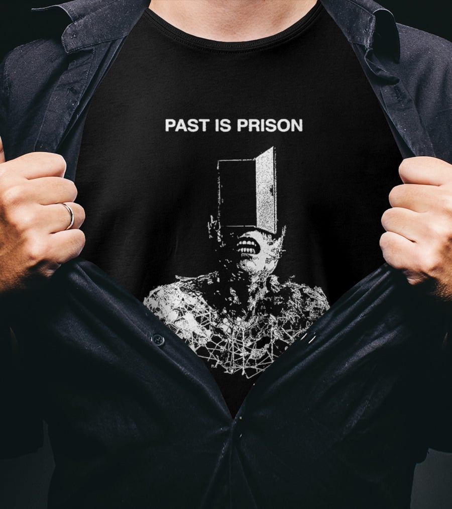 Past Is Prison Dark Horror Door Head Creepy T-Shirt