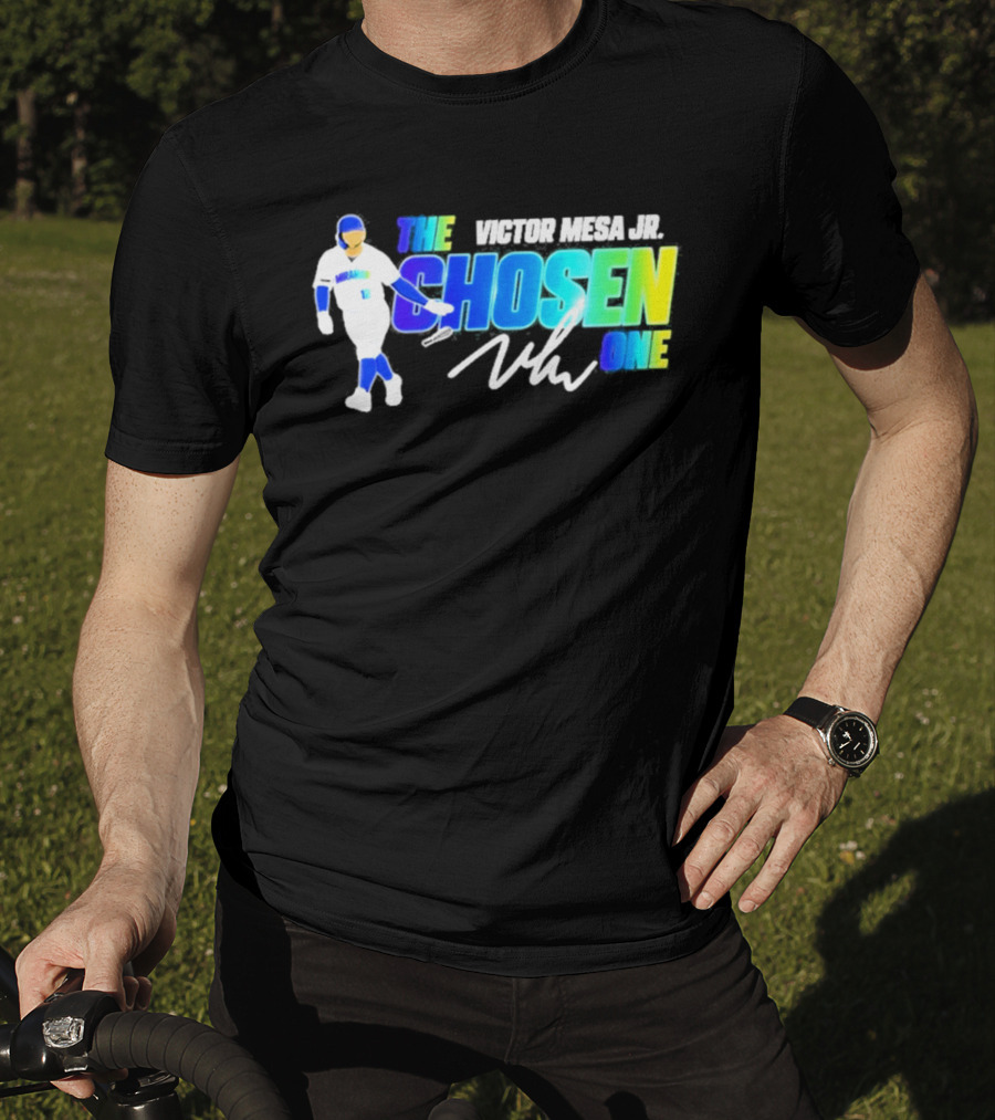 Rays Victor Mesa Jr The Chosen One Baseball Player T-Shirt