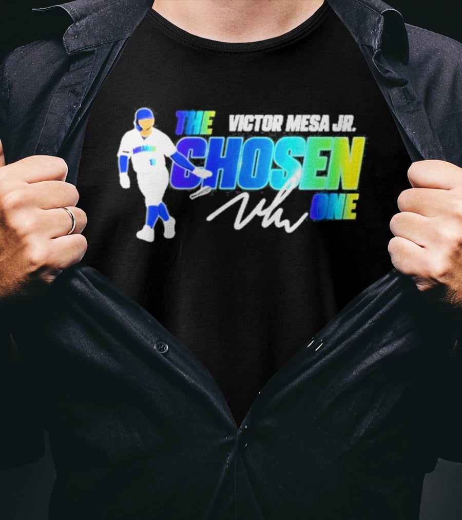 Rays Victor Mesa Jr The Chosen One Baseball Player T-Shirt