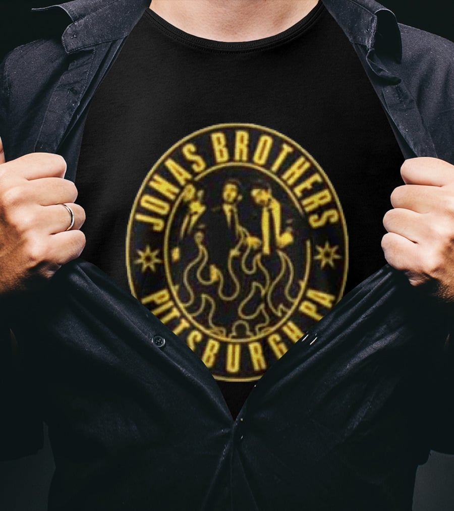 Jonas Brothers Pittsburgh PA 2026 PPG Paints Arena October 26th Concert Event T-Shirt