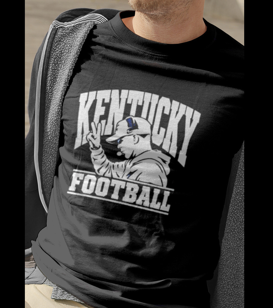 Kentucky Football Coach Two Finger Gameday Kentucky Football T-Shirt