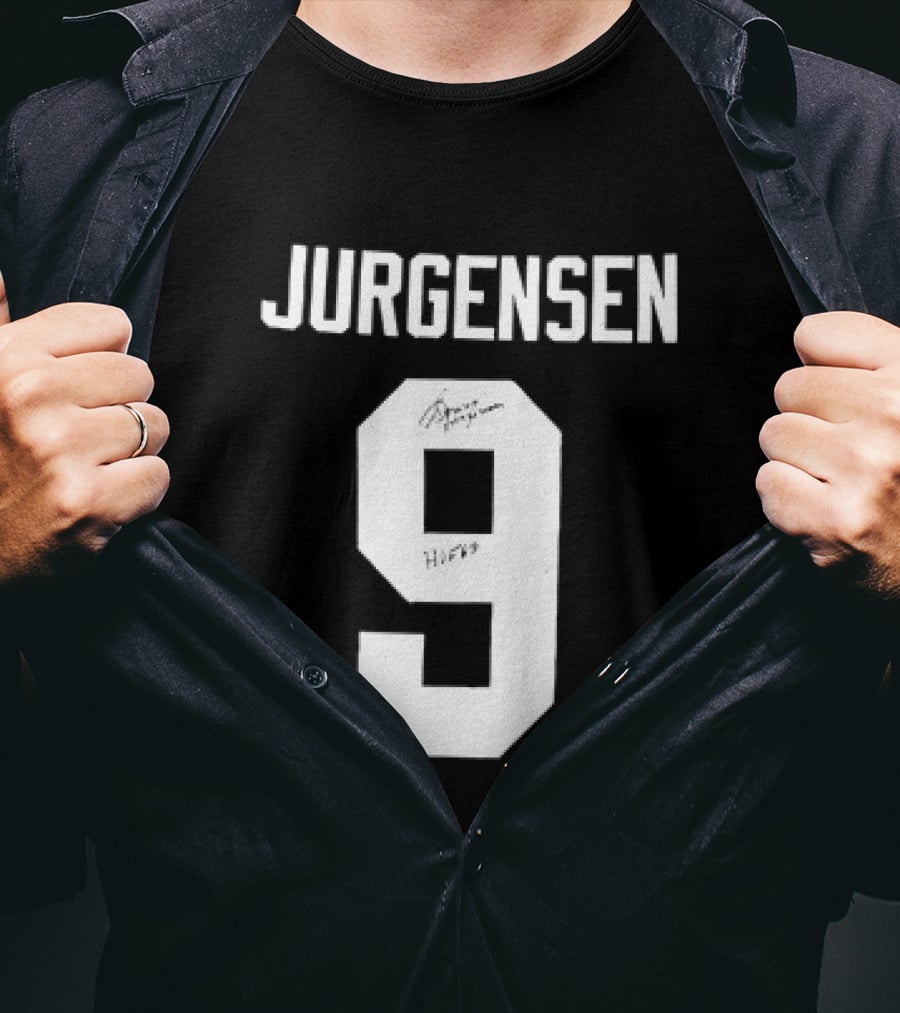 Jurgensen 9 Sonny Jurgensen Washington Redskins In Memory Of 1934 2026 Players 2 Sided T-Shirt