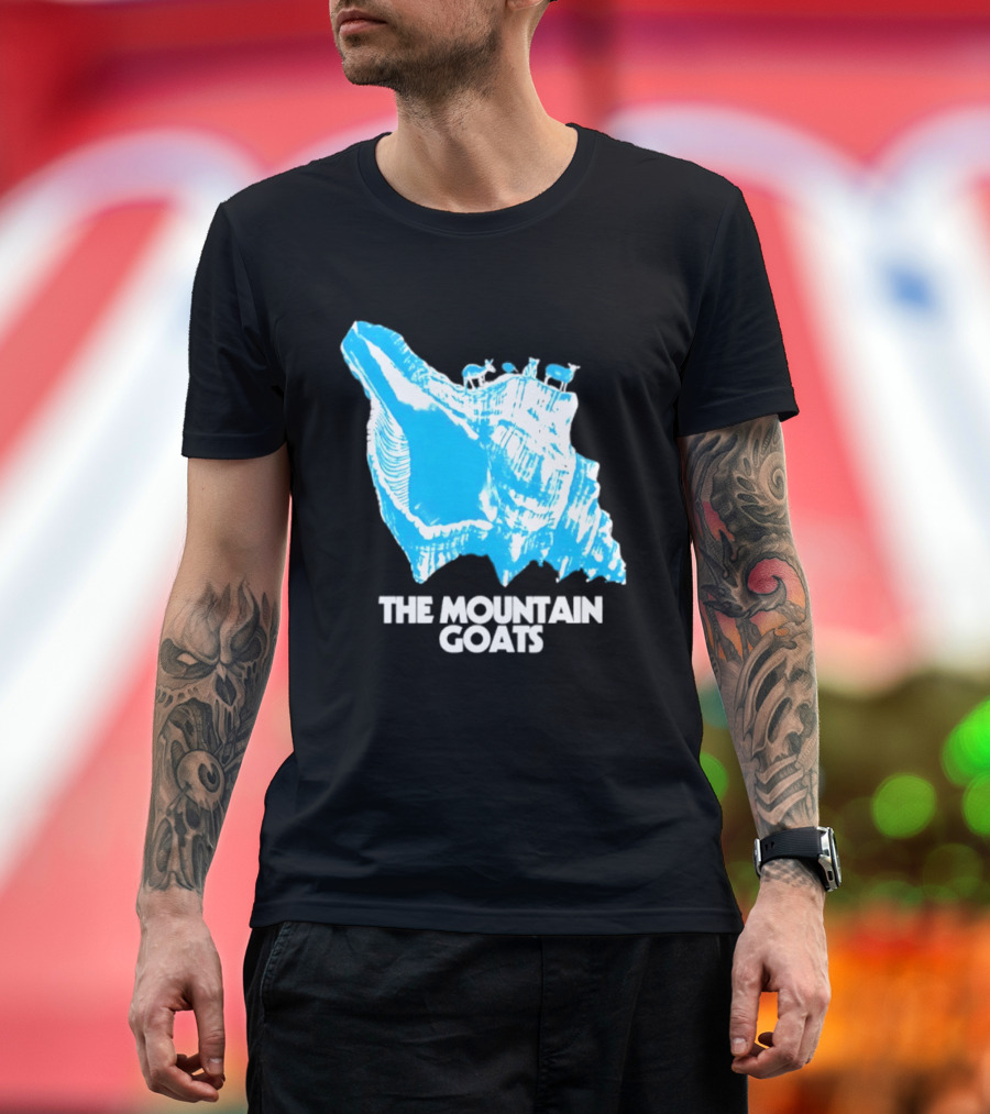 The Mountain Goats Indie Rock John Darnielle Blue Conch T-Shirt