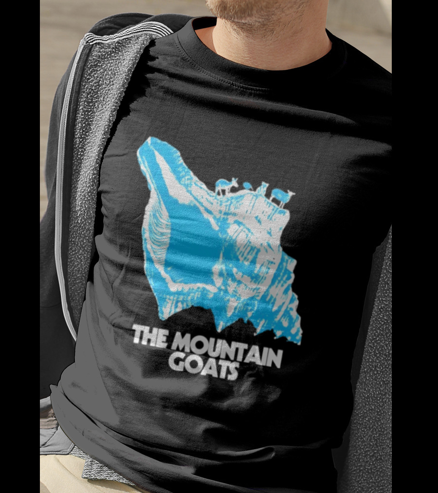 The Mountain Goats Indie Rock John Darnielle Blue Conch T-Shirt