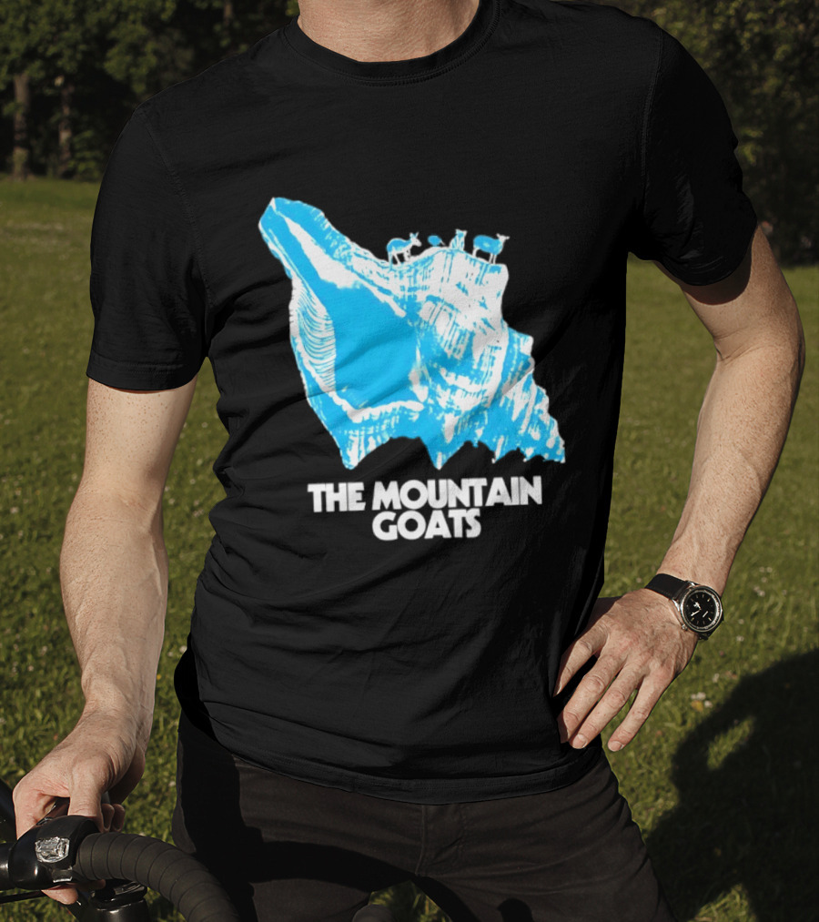 The Mountain Goats Indie Rock John Darnielle Blue Conch T-Shirt