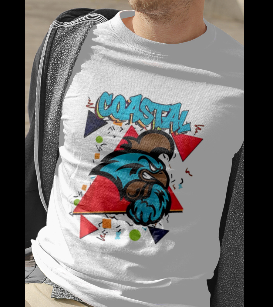 Coastal Carolina Chanticleers 90s NCAA Football 2026 Two Sided T-Shirt