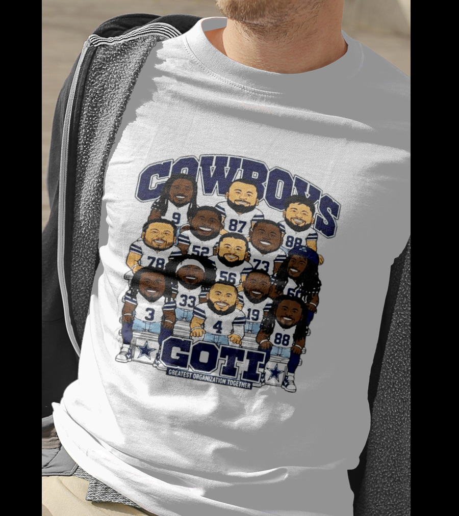 Cowboys GOTI Greatest Organization Together Football Team T-Shirt