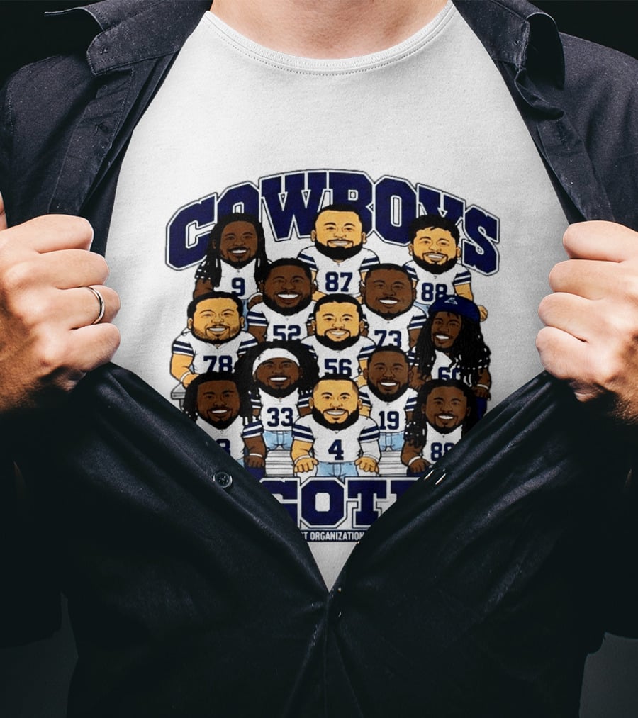 Cowboys GOTI Greatest Organization Together Football Team T-Shirt