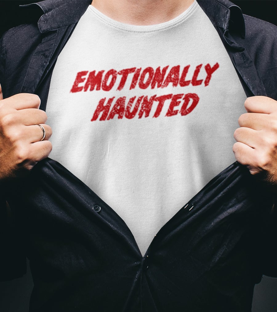 Emotionally Haunted Red T-Shirt