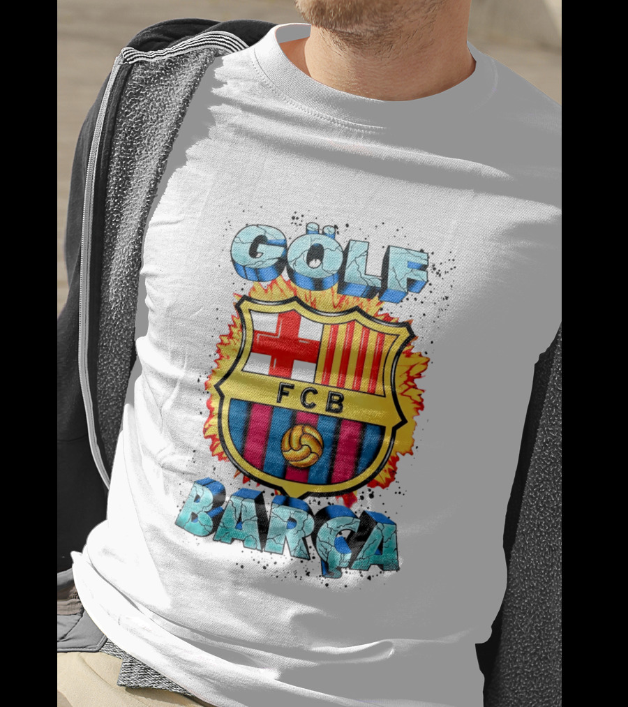 FCB Golf Barça Soccer Crest T-Shirt