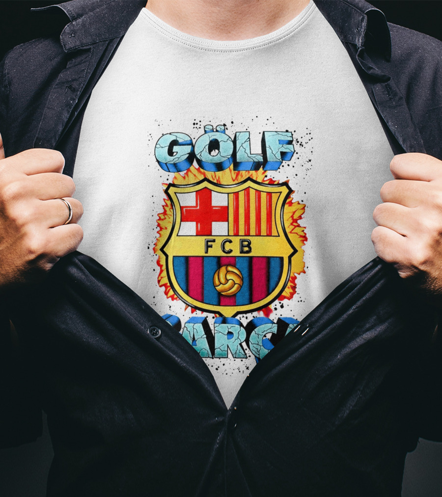 FCB Golf Barça Soccer Crest T-Shirt