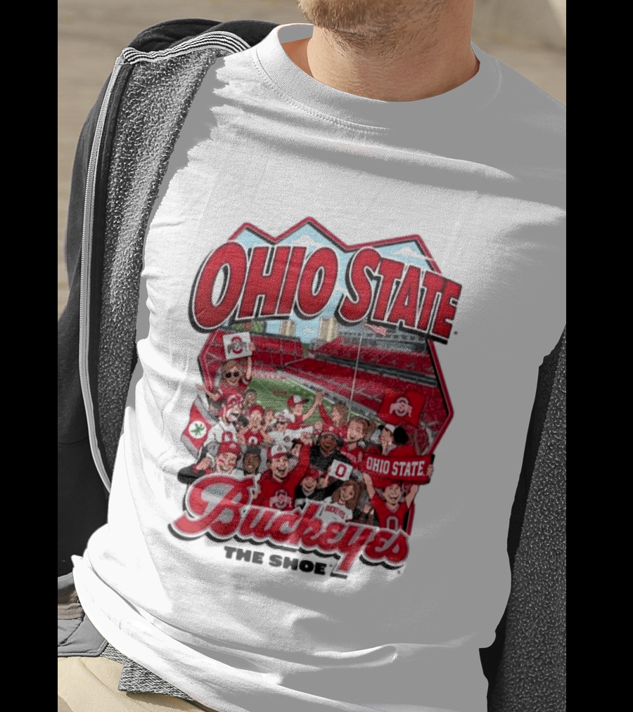 Ohio State Buckeyes The Shoe 2026 Football Ohio Stadium T-Shirt