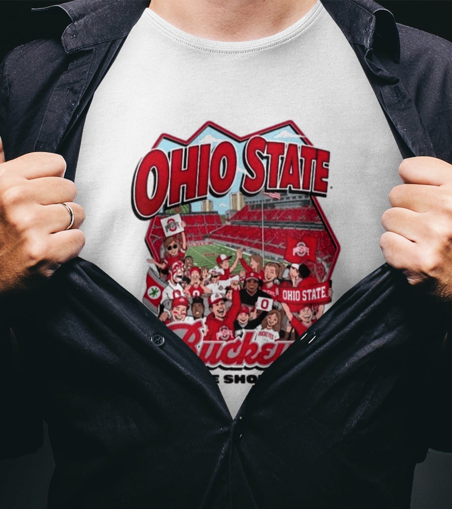 Ohio State Buckeyes The Shoe 2026 Football Ohio Stadium T-Shirt