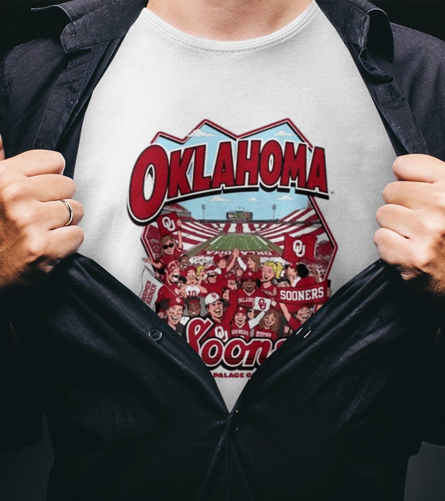Oklahoma Sooners Football Fans Gaylord Family Oklahoma Memorial Stadium 2026 T-Shirt