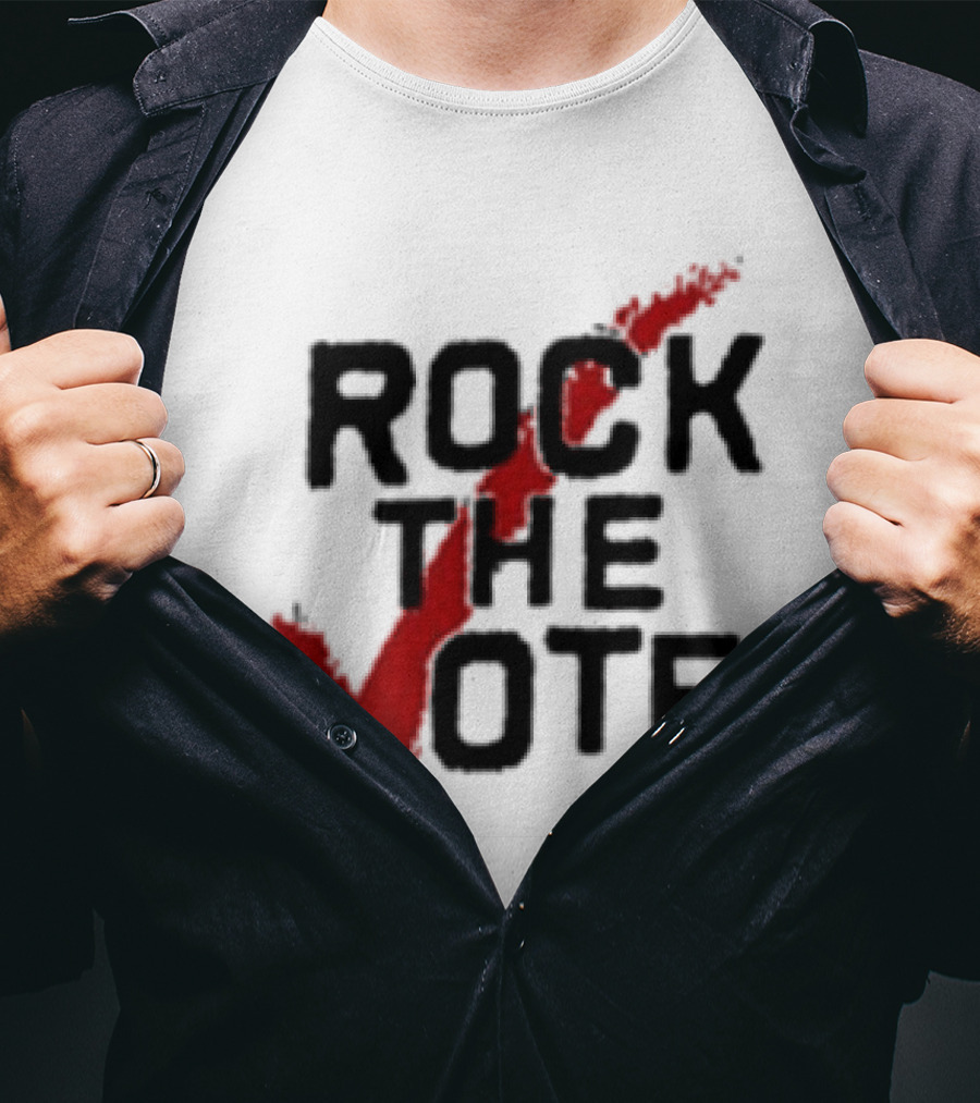 Rock The Vote You Don't Let Other People Choose Your Music Why Let Them Choose Your Future T-Shirt