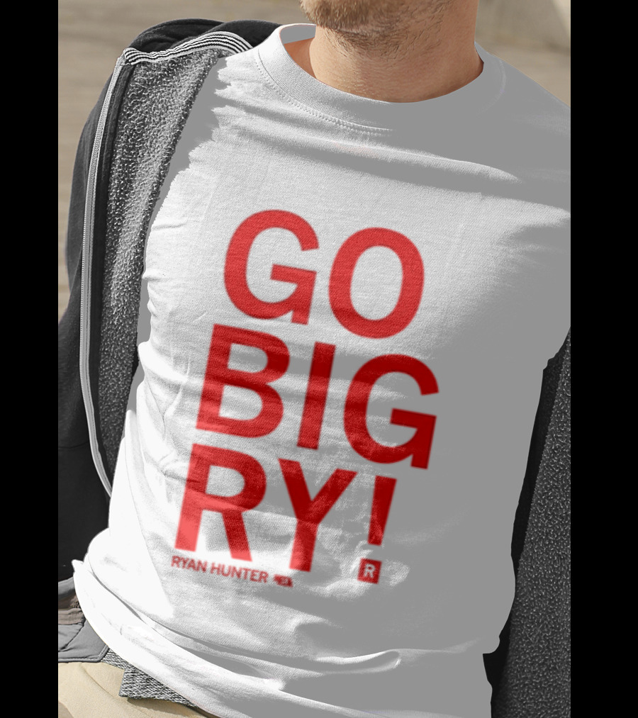 Ryan Hunter 18 Nebraska Huskers Volleyball NCAA Go Big Ry T-Shirt