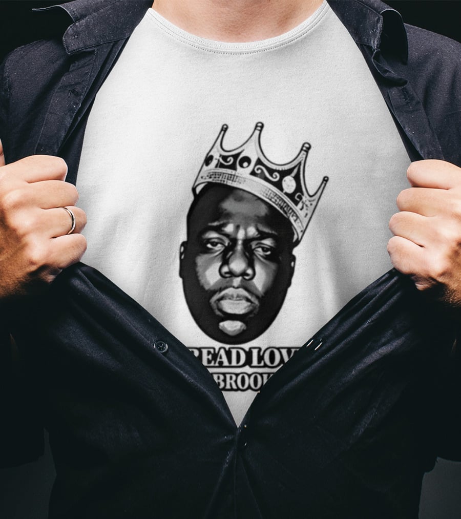 Jo Koy Biggie Spread Love It's The Brooklyn Way Crowned T-Shirt