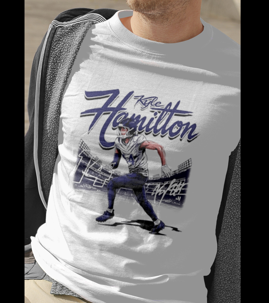 Hamilton Kyle 14 Baltimore Ravens Player Name T-Shirt