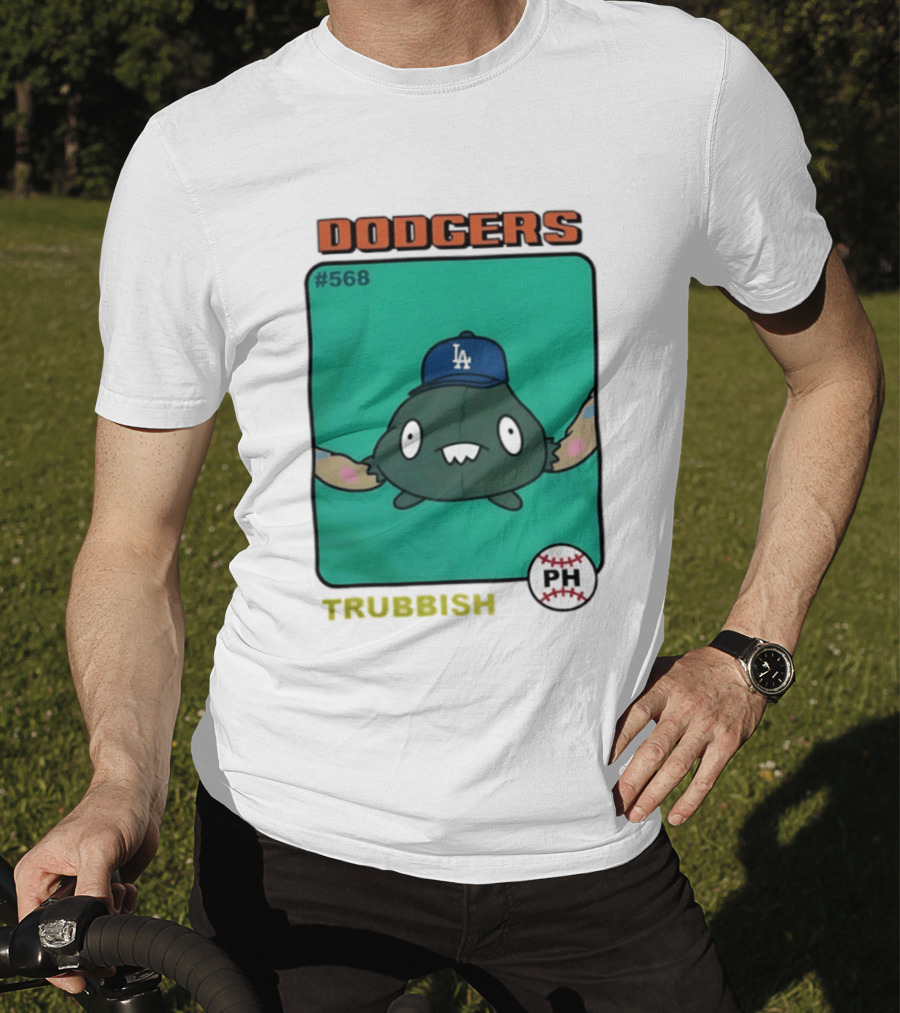 Los Angeles Dodgers Trubbish Pokémon Hat PH #568 T-Shirt