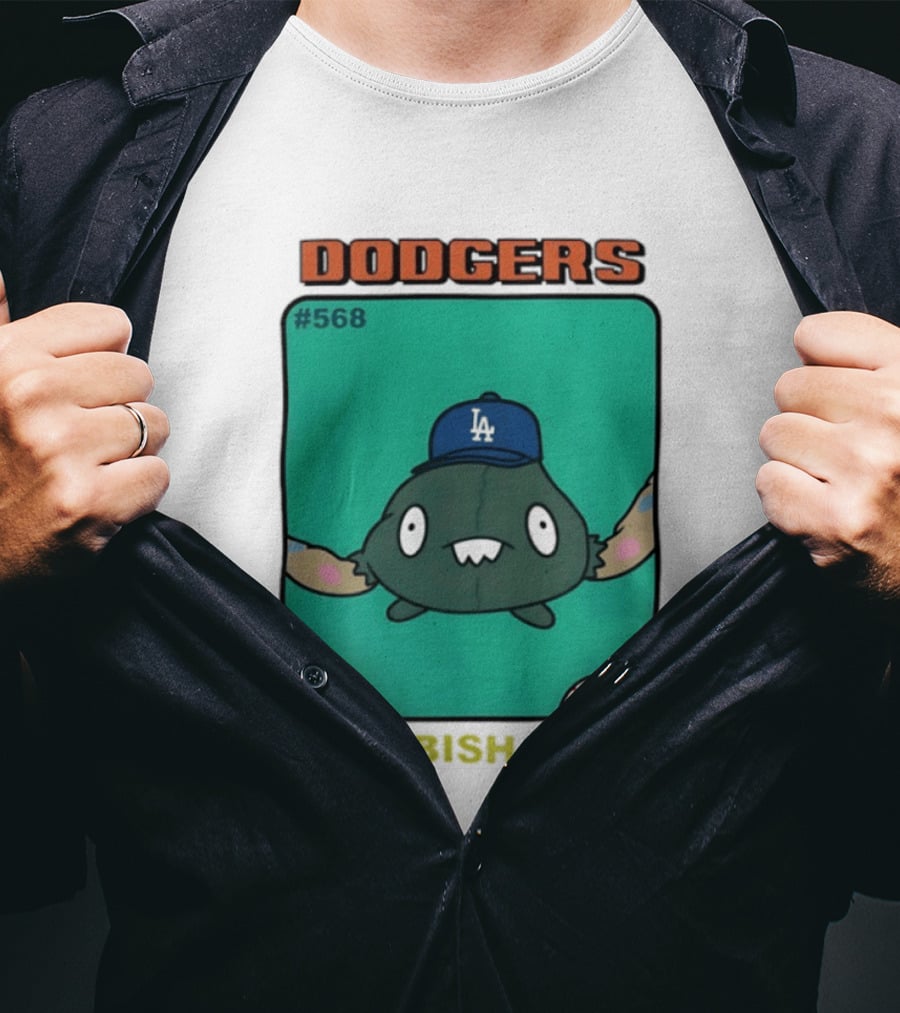 Los Angeles Dodgers Trubbish Pokémon Hat PH #568 T-Shirt