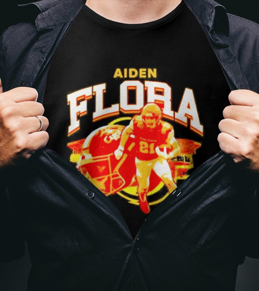Aiden Flora Iowa State Football 21 T-Shirt