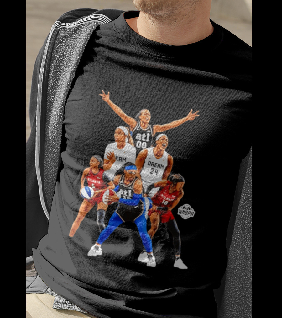 Atlanta Dream ATL All For ATL WNBPA 2026 Basketball Team Collaboration T-Shirt