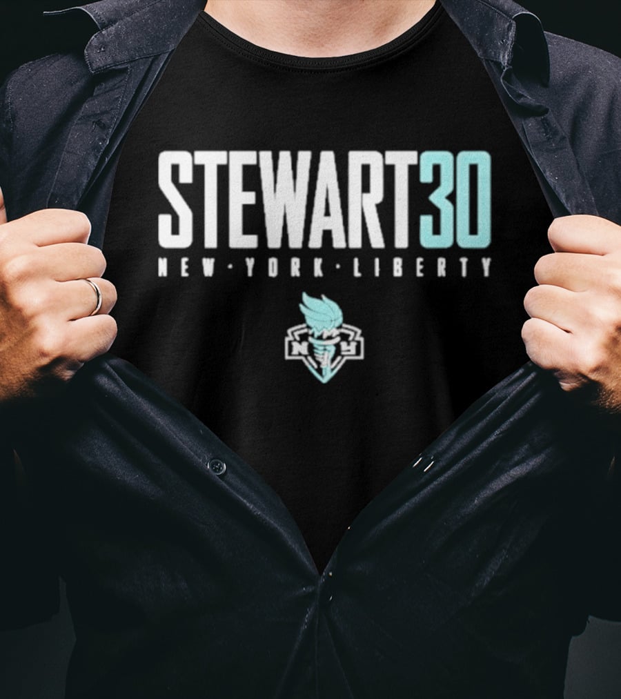 Stewart 30 New York Liberty T-Shirt