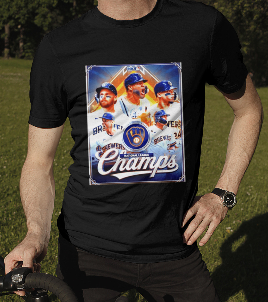 Milwaukee Brewers 2026 MLB Postseason NLCS Champs National League T-Shirt
