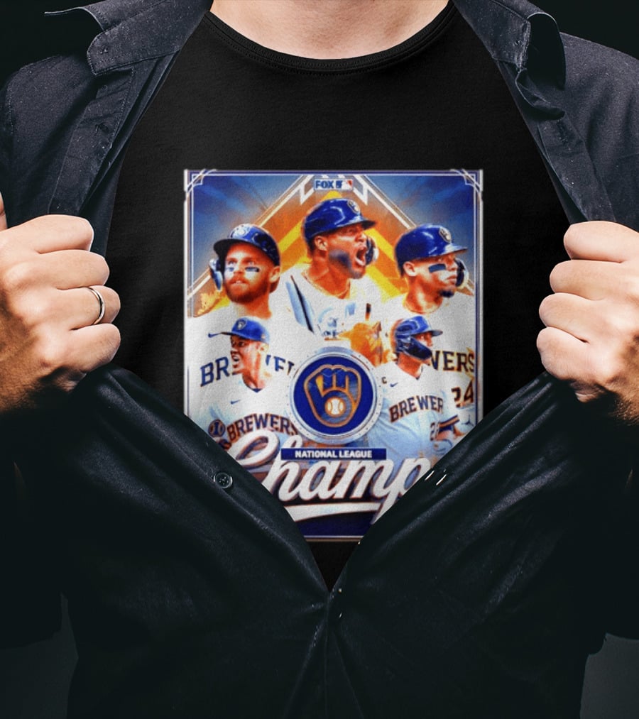 Milwaukee Brewers 2026 MLB Postseason NLCS Champs National League T-Shirt