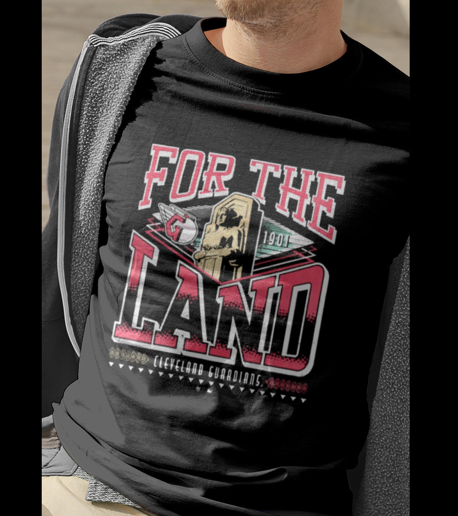 Cleveland Guardians For The Land 1901 Team Spirit Baseball T-Shirt