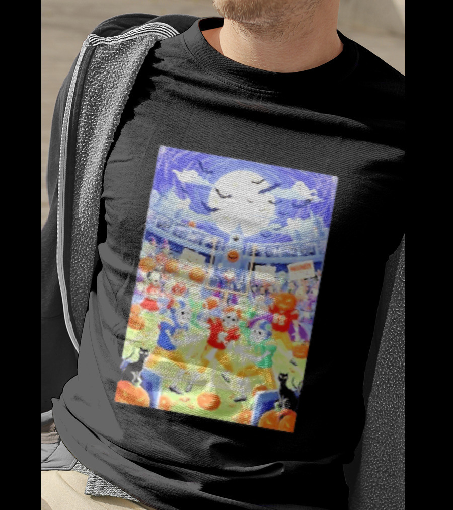 Halloween 2026 Skeleton Palloweet Football Spooky Game Party Pumpkin Night T-Shirt