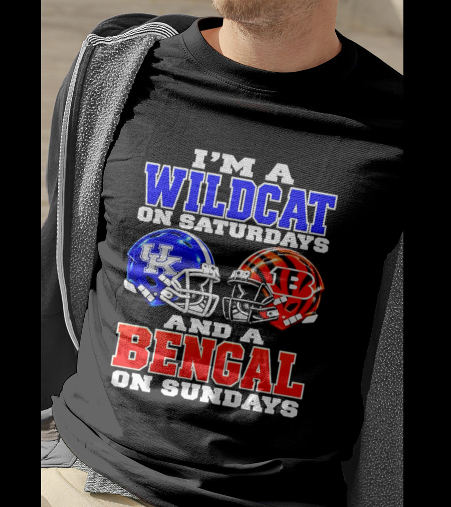 I'm A Kentucky Wildcat On Saturdays And A Bengal On Sundays T-Shirt