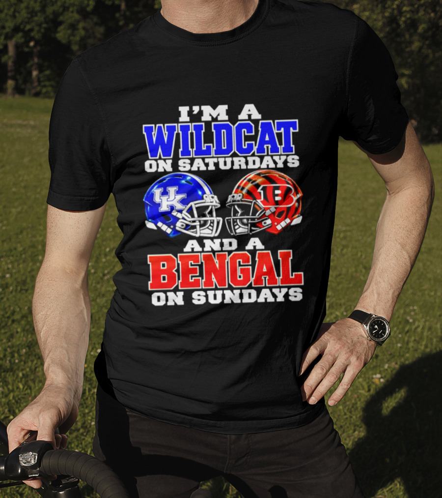 I'm A Kentucky Wildcat On Saturdays And A Bengal On Sundays T-Shirt