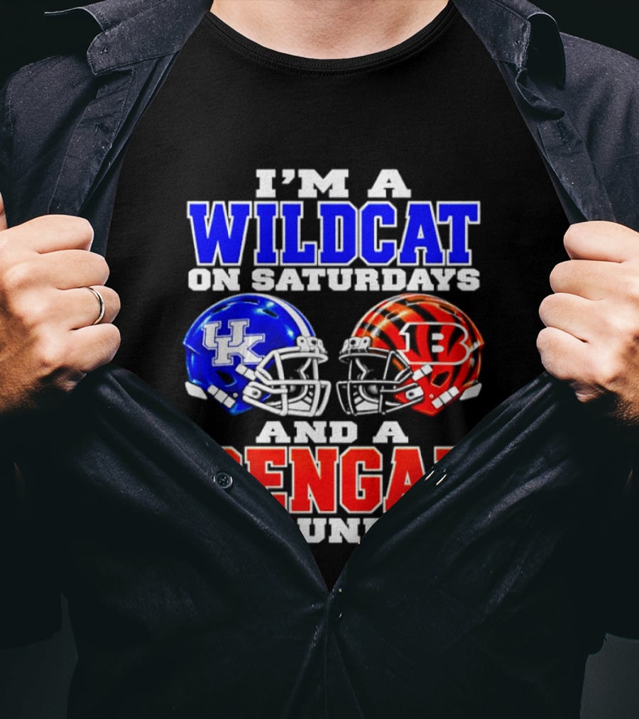 I'm A Kentucky Wildcat On Saturdays And A Bengal On Sundays T-Shirt