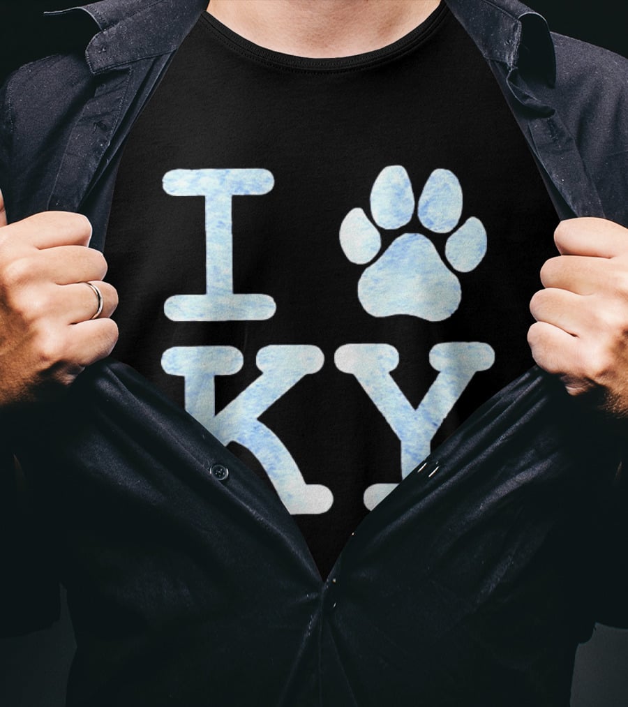 I PAW KY Kentucky Wildcats Fan Gear T-Shirt