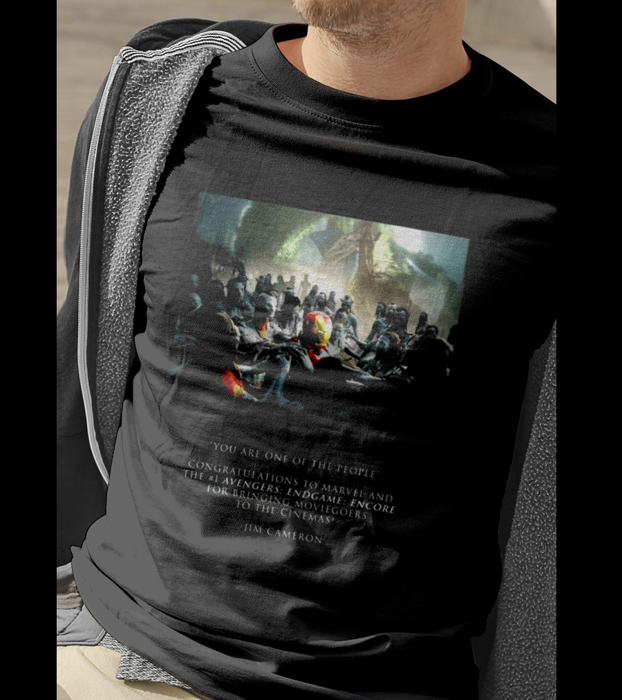 James Cameron Avengers Endgame Encore Congratulations Marvel Avatar T-Shirt