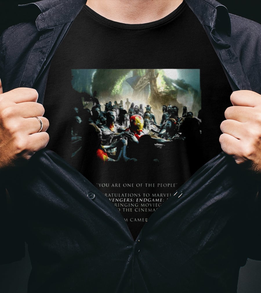 James Cameron Avengers Endgame Encore Congratulations Marvel Avatar T-Shirt