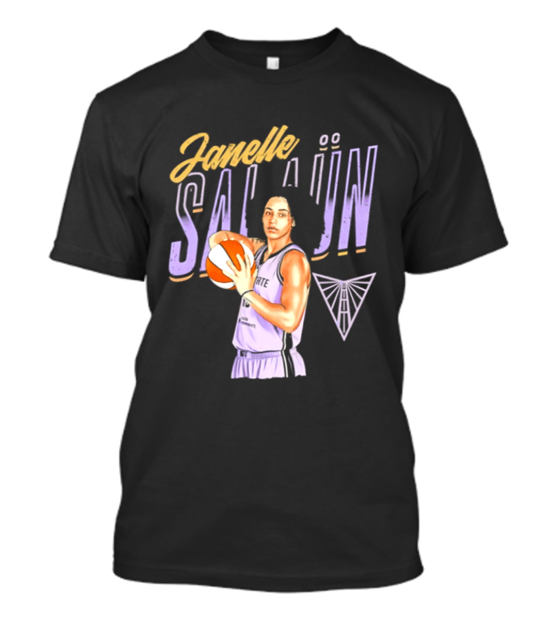 Janelle Salaun Golden State Valkyries Basketball Pose 2026 T-Shirt