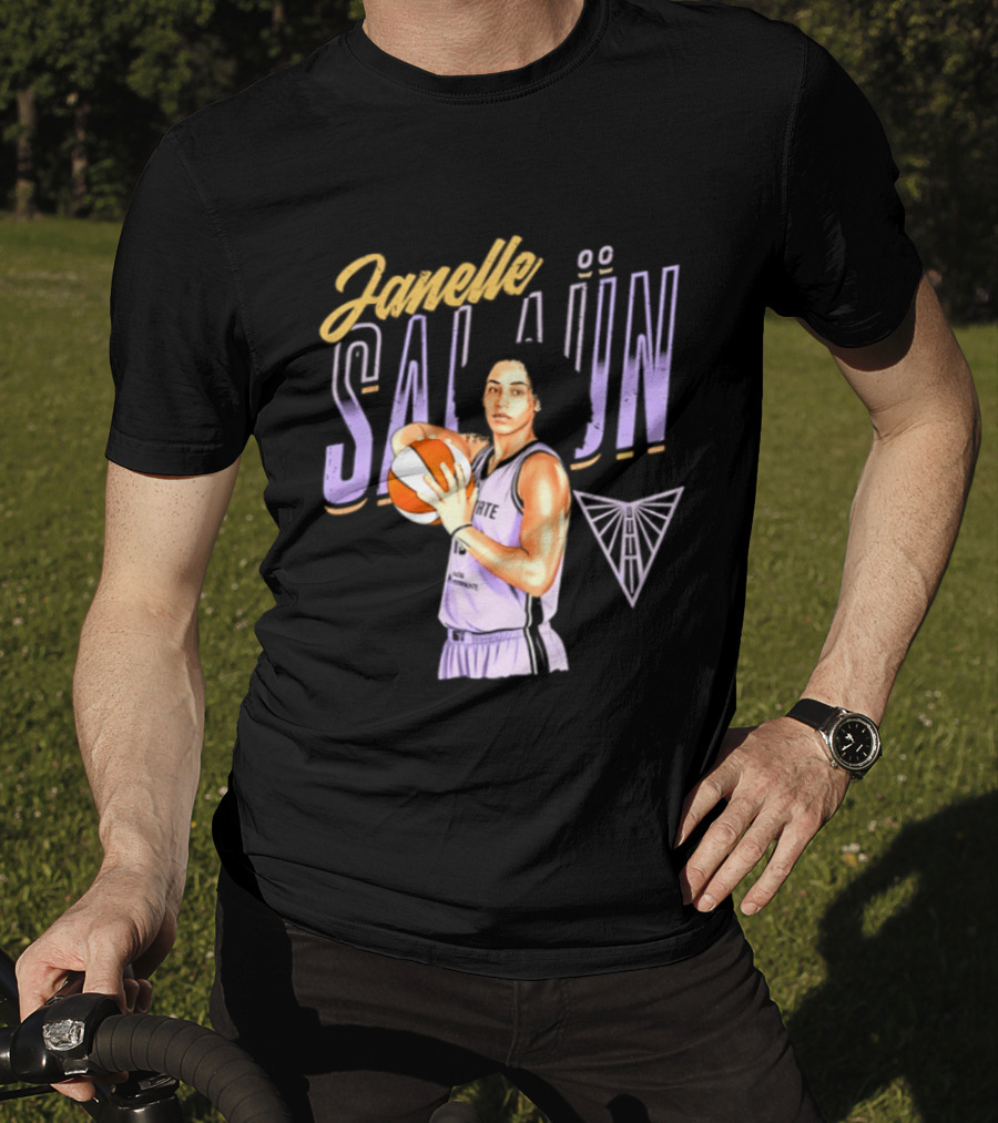 Janelle Salaun Golden State Valkyries Basketball Pose 2026 T-Shirt
