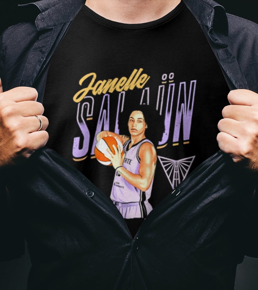 Janelle Salaun Golden State Valkyries Basketball Pose 2026 T-Shirt