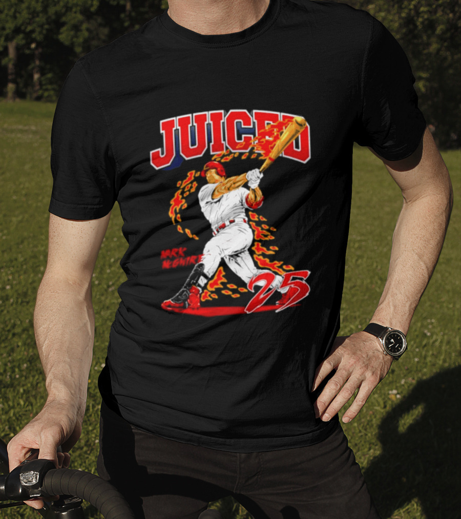 Juiced 25 St. Louis Cardinals MLB Slugger Swing T-Shirt