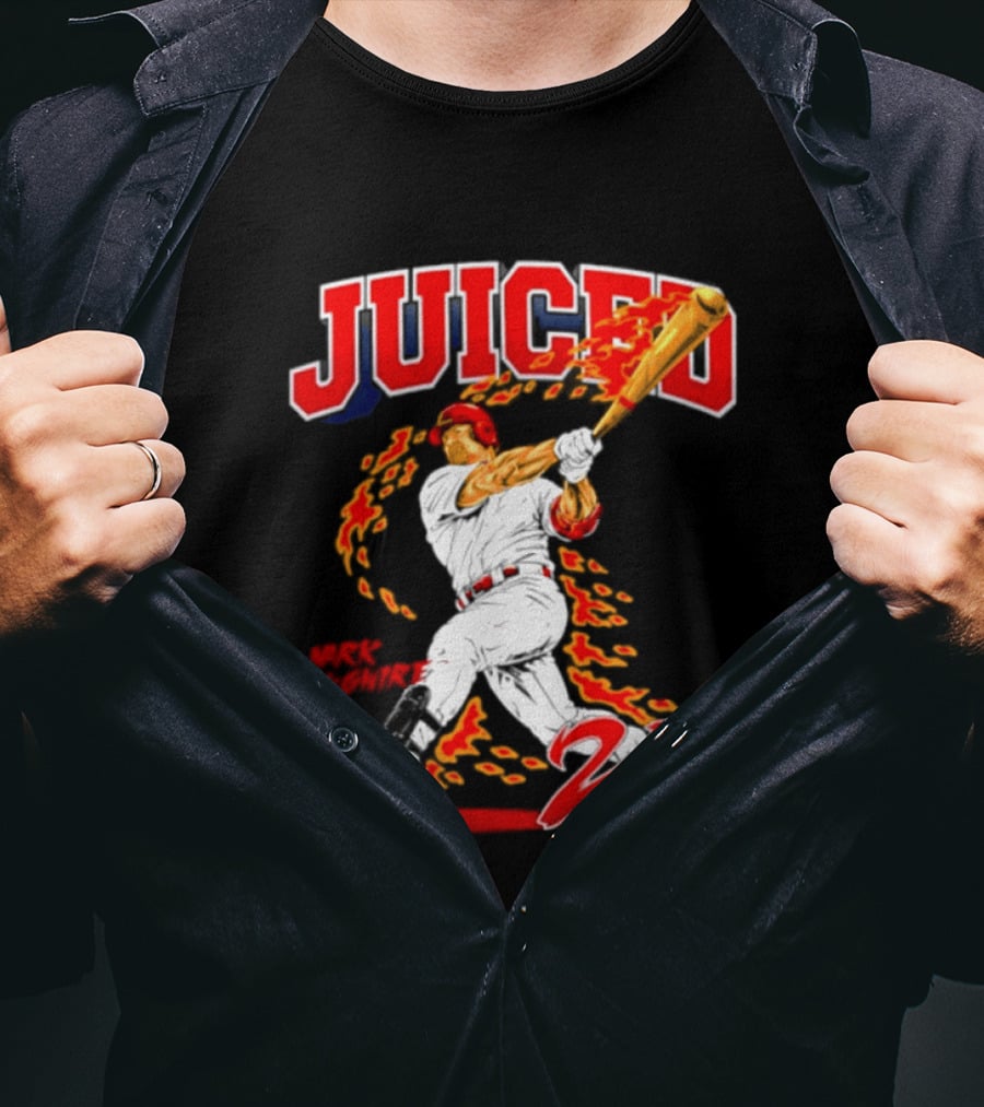 Juiced 25 St. Louis Cardinals MLB Slugger Swing T-Shirt