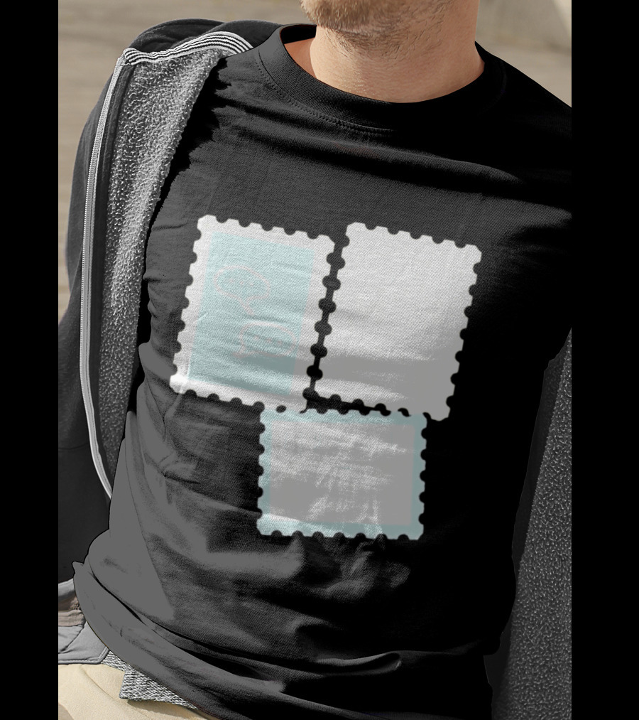MassBQ Postage Stamps Speech Bubbles Collection T-Shirt