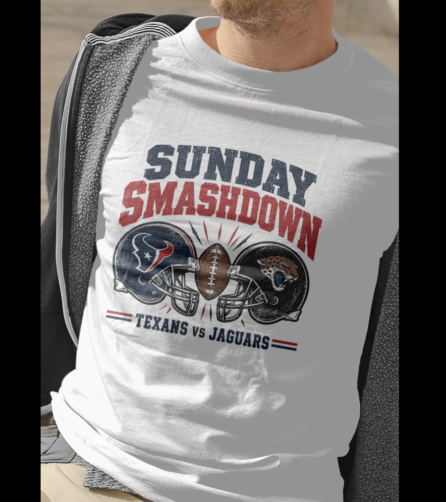 Sunday Smashdown 2026 Texans Vs Jaguars London Football Clash Week 6 T-Shirt