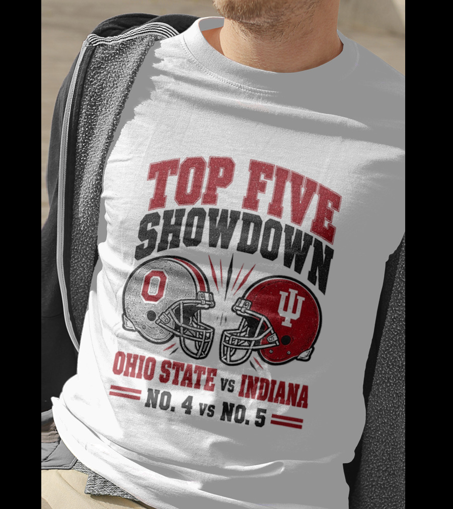 Ohio State Vs Indiana Top Five Showdown No 4 Vs No 5 T-Shirt